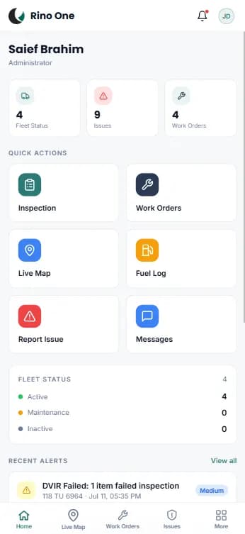 Rino One · تطبيق الجوال